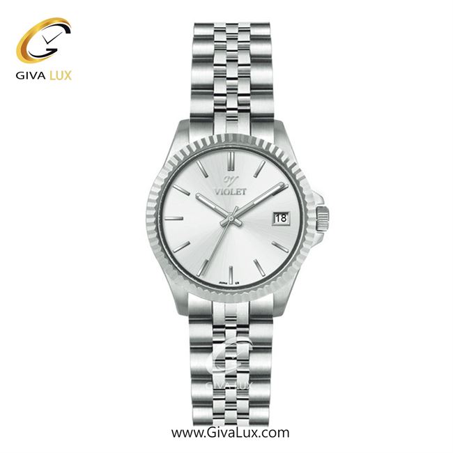 ساعت مچی اورجینال مردانه ویولت VIOLET نقره ای | نقره ای| نقره ای| کد رفرنس 0558